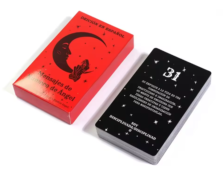 ORÁCULO MENSAJES DE NÚMEROS DE ÁNGELES - 53 Cartas